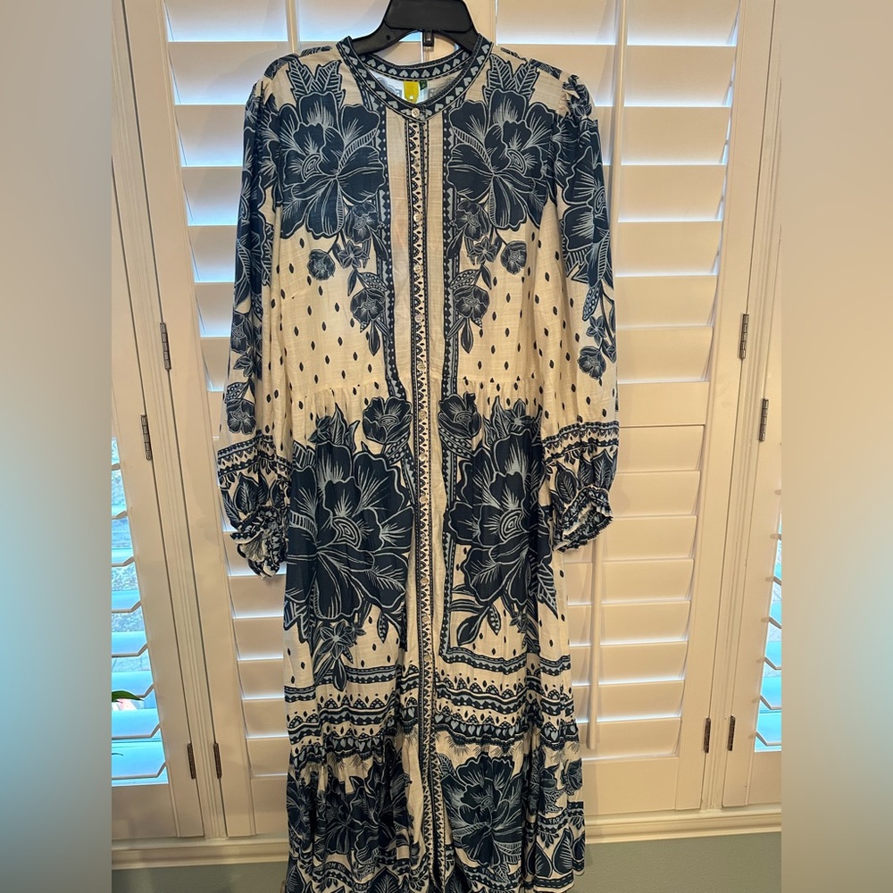 NWT FARM Rio maxi dress, size Large.